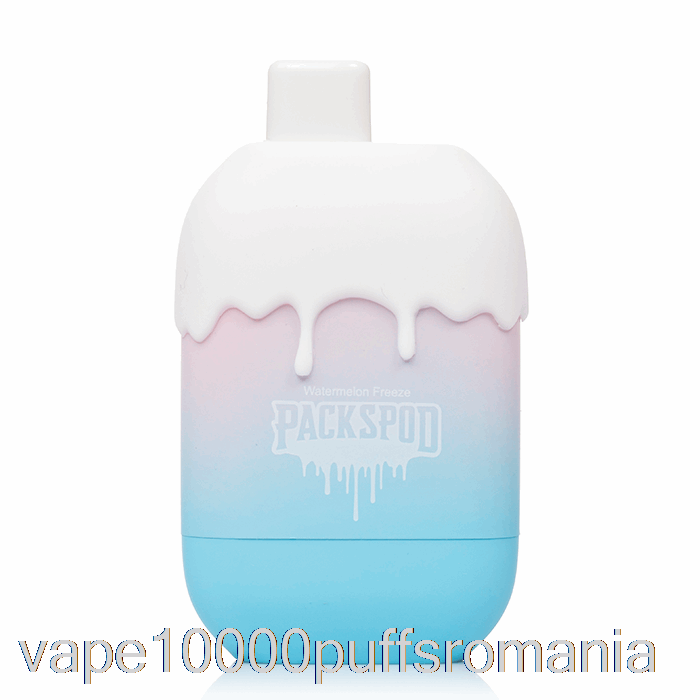Vape Romania Packwood Packspod 5000 De Unică Folosință Miami Haze (înghețare Pepene Verde)